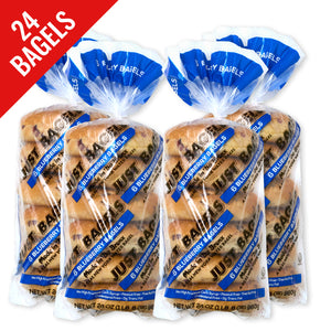 Gift Set - 4 Packs of 6 Blueberry Bagels