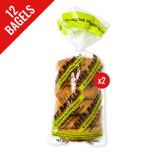 Box Set - 2 Packs of 6 Cheddar Jalapeño Bagels