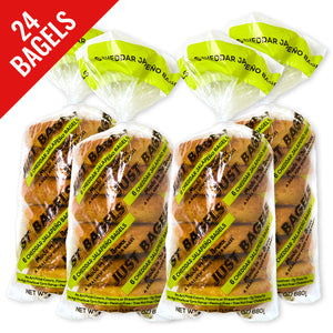Box Set - 4 Packs of 6 Cheddar Jalapeño Bagels