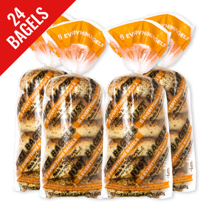 Gift Set - 4 Packs of 6 Everything Bagels