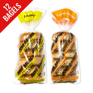 Box Set - 6 Plain and 6 Everything Bagels