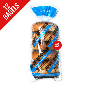 Box Set - 2 Packs of 6 Poppy Bagels