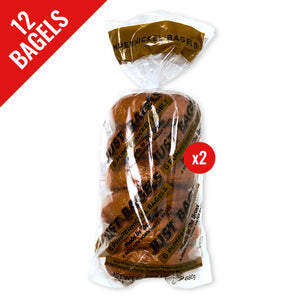 Box Set - 2 Packs of 6 Pumpernickel Bagels