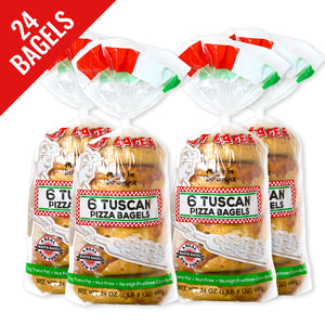 Box Set - 4 Packs of 6 Tuscan Pizza Bagels
